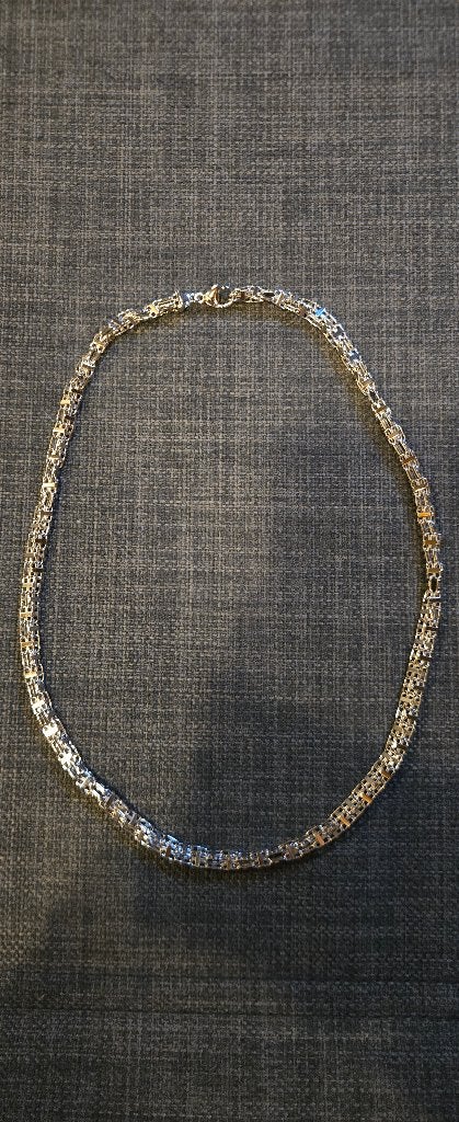 18k witgouden armbandketting Byzantine Mesh (nieuw), Ophalen, Nieuw, Wit, Goud