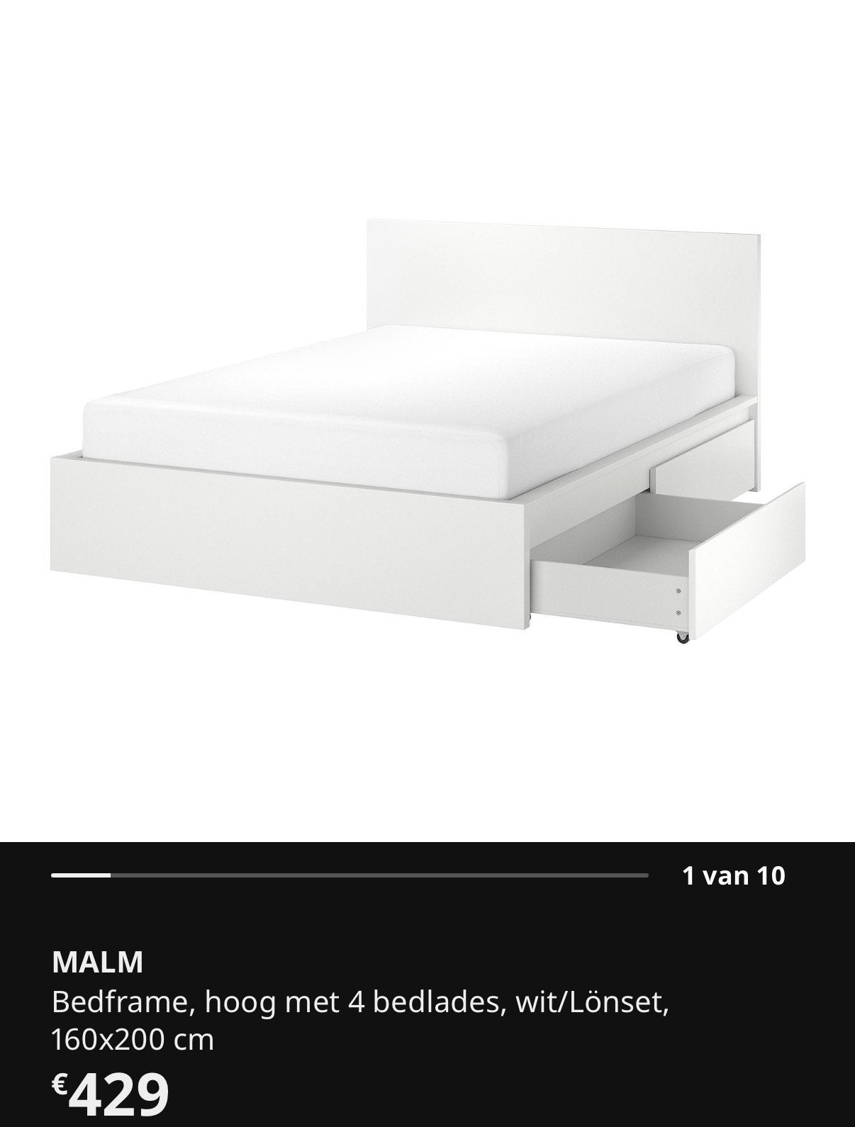 Bed met schuiven + lattenbodem, Enlèvement, Comme neuf