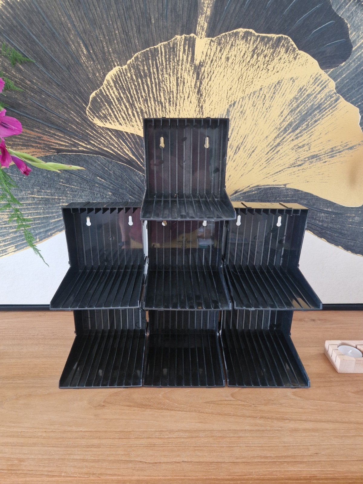 Vintage Ikea Tita Modulair CD rek 70CDs, Huis en Inrichting, Kunststof, Ophalen of Verzenden, Zo goed als nieuw, 25 tot 75 discs