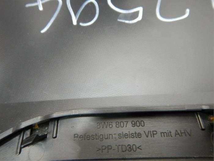 Audi S5 8W6 Onderlip Diffuser Achterbumper Chrome, Auto-onderdelen, Ophalen of Verzenden, Gebruikt, Achter, Bumper