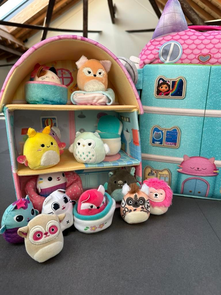 Squishville huis inclusief poppetjes, Enlèvement, Comme neuf, Maison de poupées