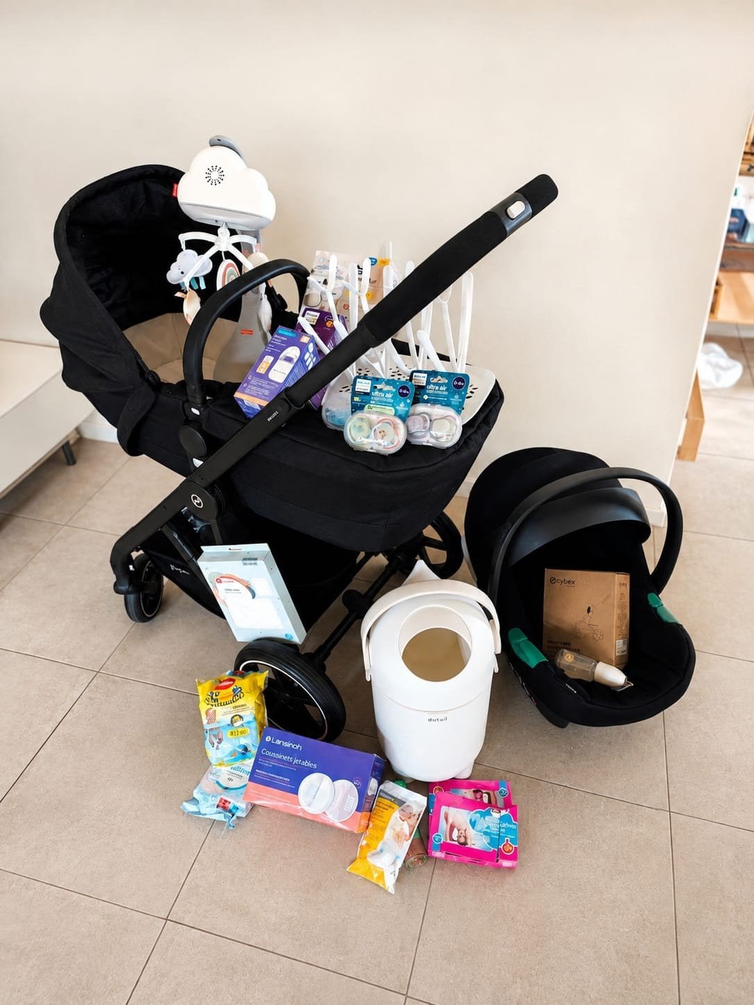 COMPLETE BABYSET – CYBEX KINDERWAGEN + MAXI COSI + BABYACCES, Ophalen, Kinderwagen, Maxi-Cosi