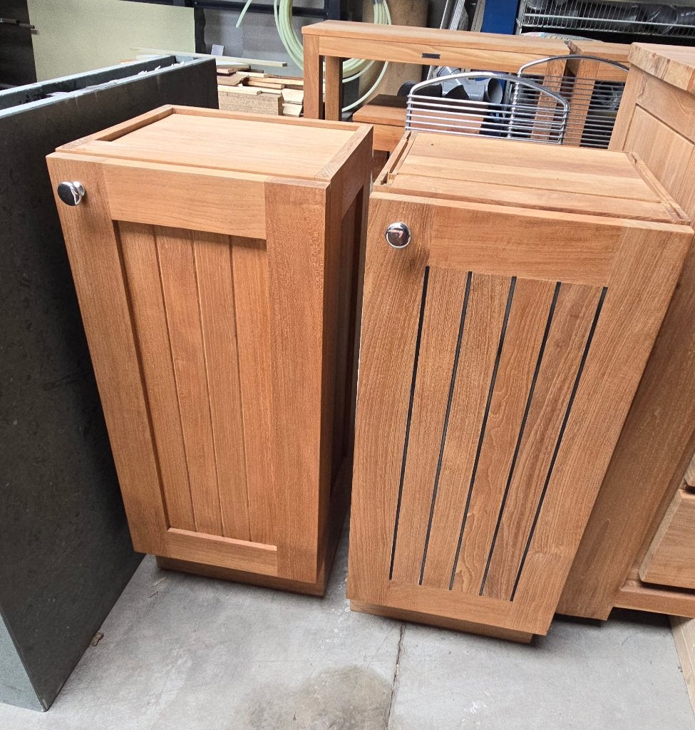 armoire de salle de bain table de chevet table bois de teck, Enlèvement, Neuf, Bois