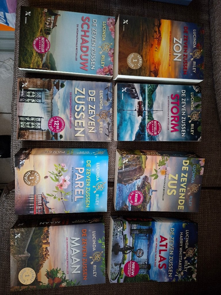 Zeven zussen, Boeken, Ophalen, België, Lucinda Riley, Zo goed als nieuw