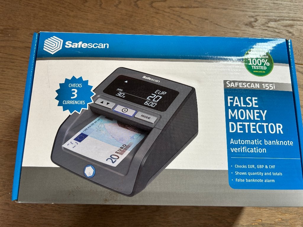 Vals geld detector, Zakelijke goederen, Ophalen