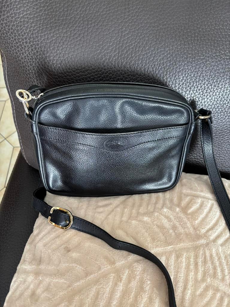 Zwarte handtas Longchamp, Ophalen of Verzenden, Gebruikt
