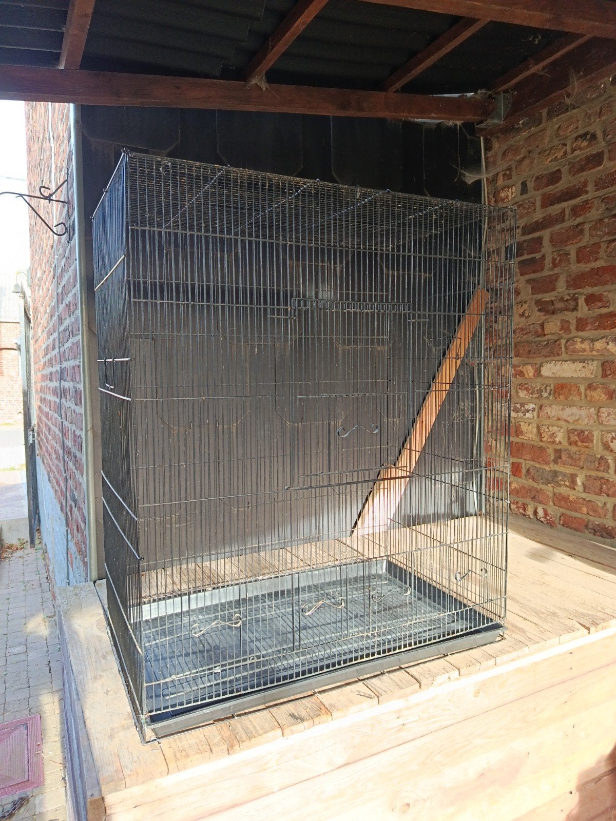 cage pour canaris ou perroquet, Enlèvement, Utilisé, Métal, Cage à oiseaux