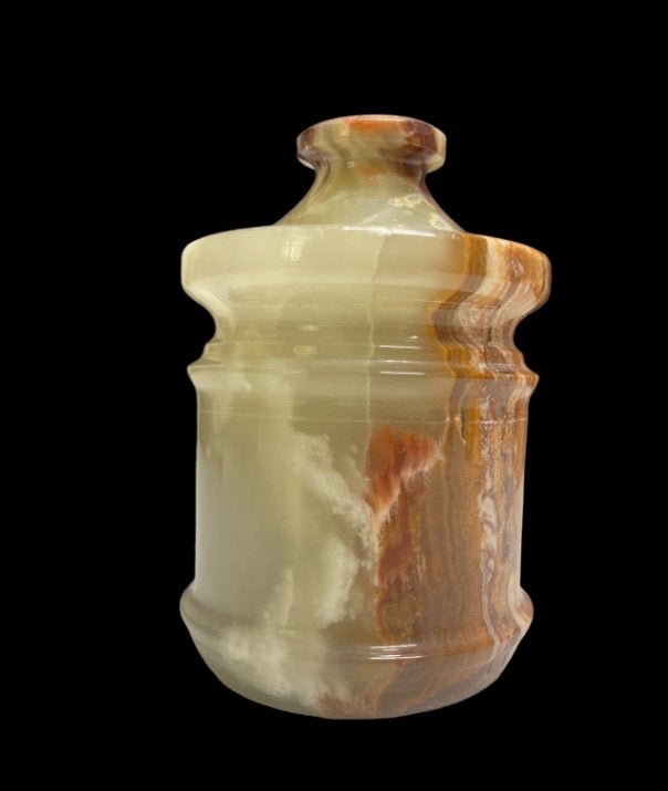 Natuurlijke marmeren doos uit Afghanistan AAA-klasse, Antiek en Kunst, Curiosa en Brocante, Ophalen of Verzenden
