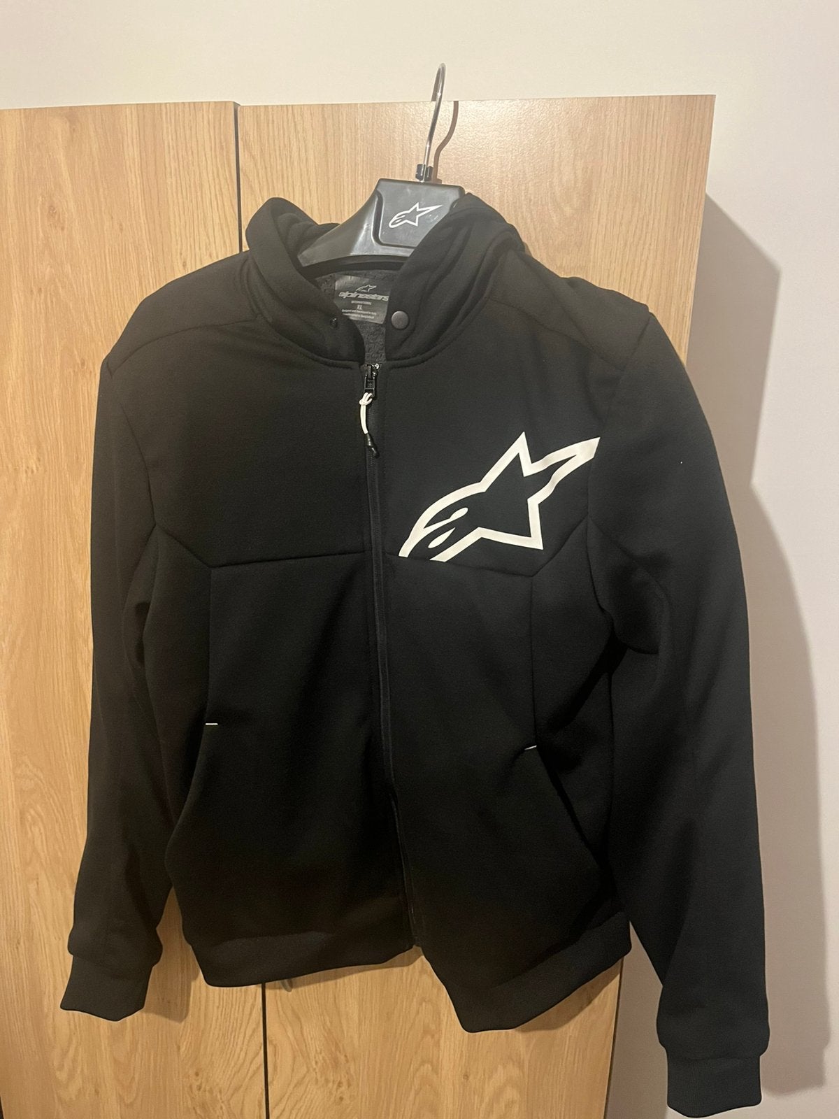 XL Alpinestars Chrome V2 Sport Motorhoodie zwart / wit, Motoren, Ophalen, Nieuw zonder kaartje, Heren, Jas | textiel