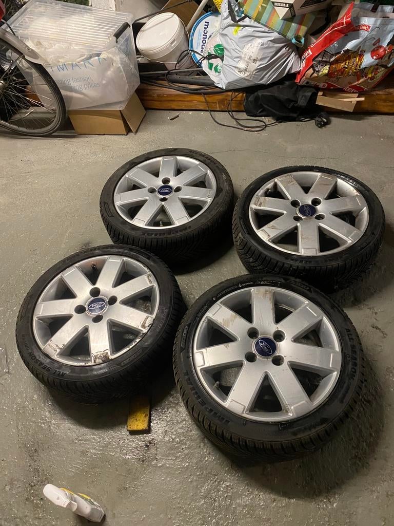 Ford velgen + banden, Auto-onderdelen, Banden en Velgen, Band(en), All Season, Ophalen