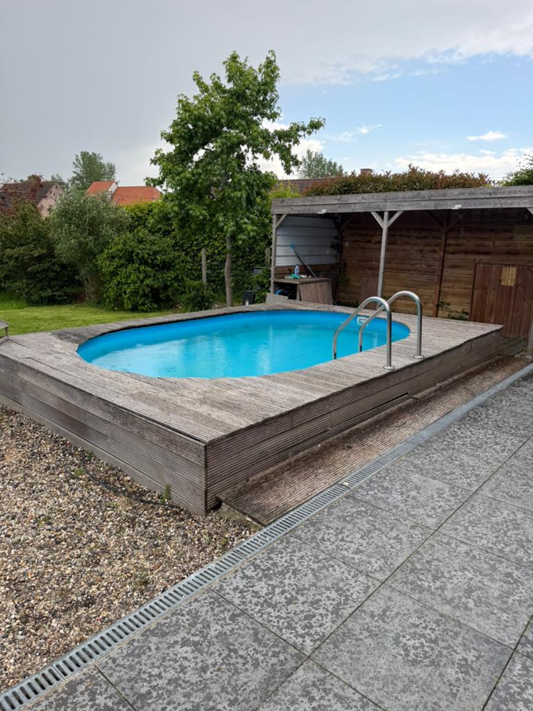 Zwembad met warmtepomp, Tuin en Terras, Ophalen, Gebruikt