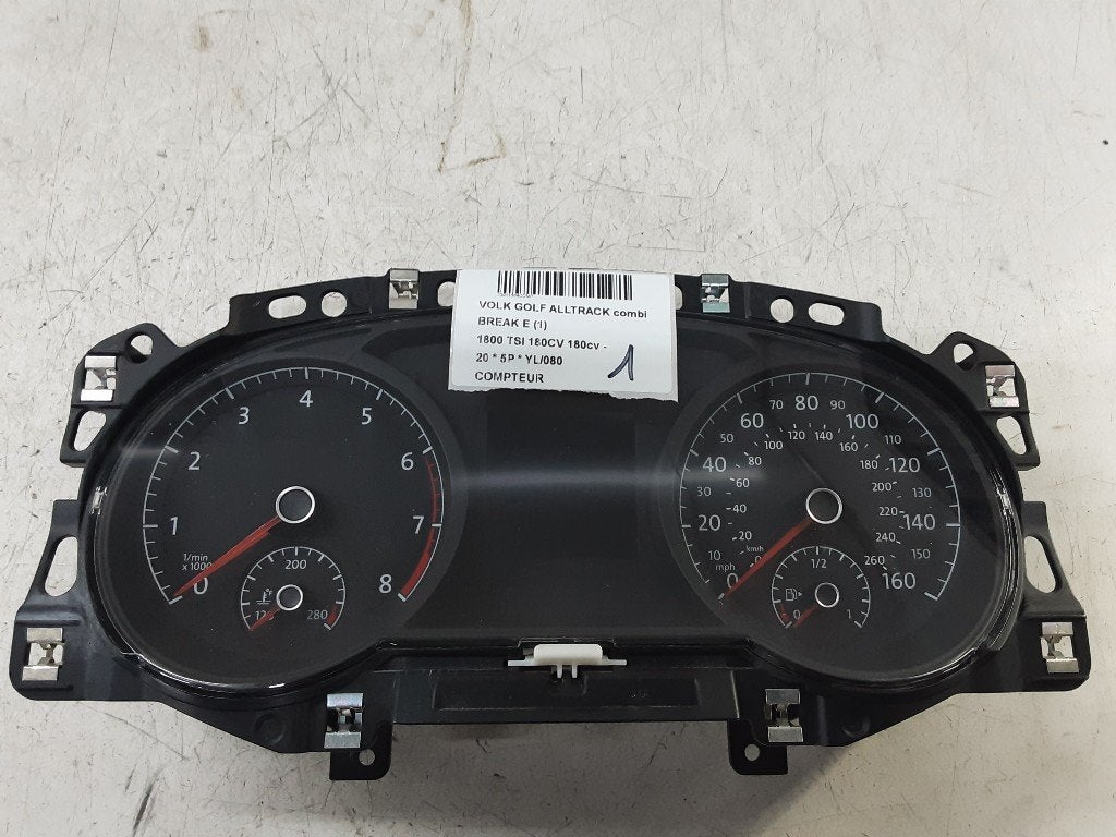 COMPTEUR DE VITESSE Golf VII Alltrack (5G1920840C), Volkswagen, Mevr. I. Hauben, Utilisé, Rue de l'Espoir 34 34
4030  GRIVEGNÉE, BE