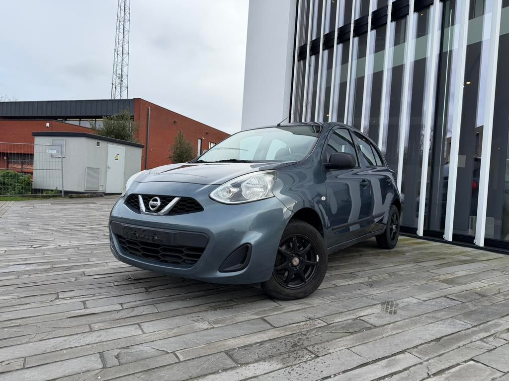 Nissan micra 1.2 benzine airco reeds gekeurd garantie 3850€, Voorwielaandrijving, Stof, Zwart, Electronic Stability Program (ESP)
