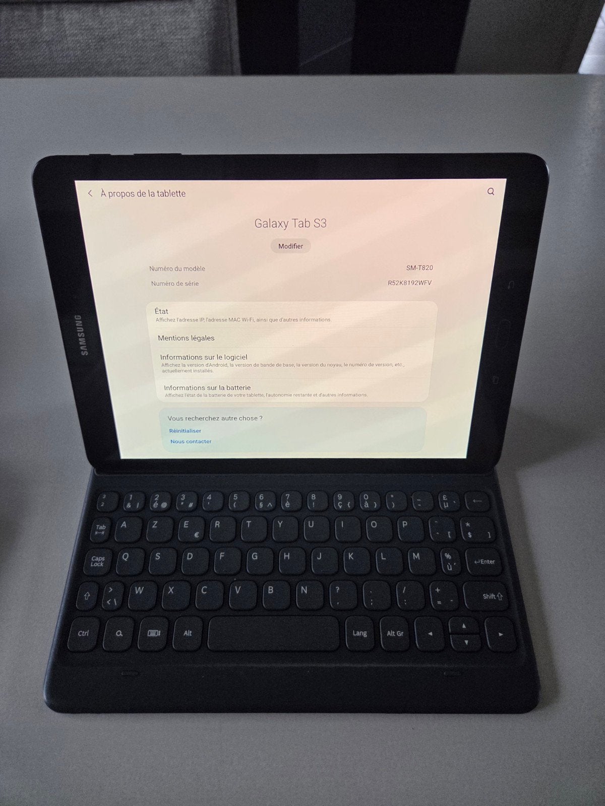 Tablette Samsung Galaxy S3 plus clavier Samsung, Informatique & Logiciels, Enlèvement