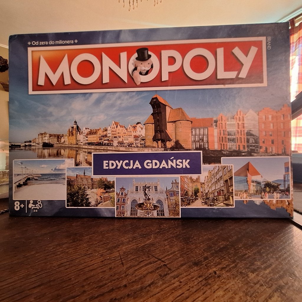 monopoly edycja gdansk en polonais, Trois ou quatre joueurs, Enlèvement ou Envoi, Utilisé, HASBRO