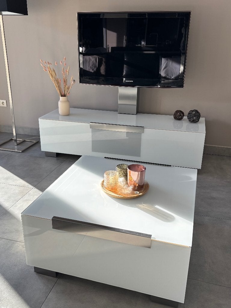 Tv meubel + salontafel, Huis en Inrichting, Ophalen, 150 tot 200 cm, Minder dan 100 cm, Modern