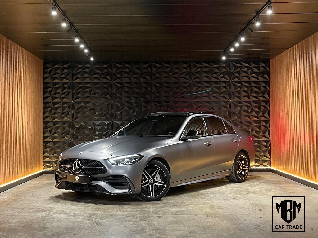 ✅ Mercedes-Benz C 300e AMG Line Pano Memory HUD Carbon 360°, Auto's, Automaat, 4 deurs, Euro 6, 4 cilinders