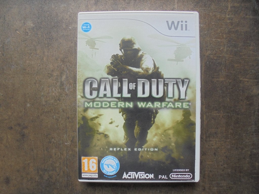 Call Of Duty Modern Warfare Reflex Edit voor Wii (ziefoto's), Games en Spelcomputers, Gebruikt, Shooter, 1 speler, Ophalen of Verzenden