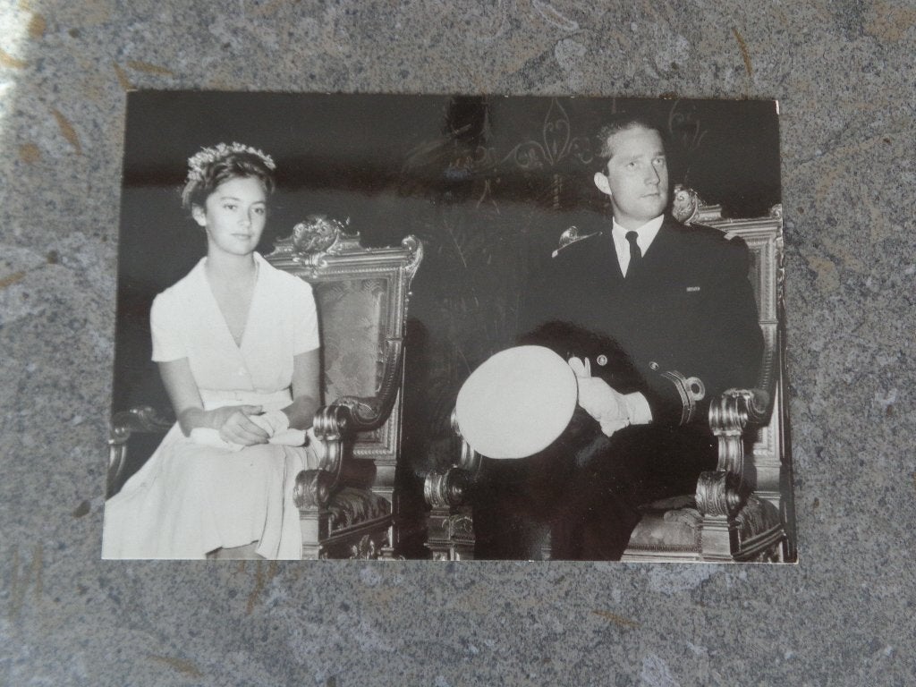 1 oude foto Albert en Paola, Verzamelen, Koningshuis en Royalty, Ophalen