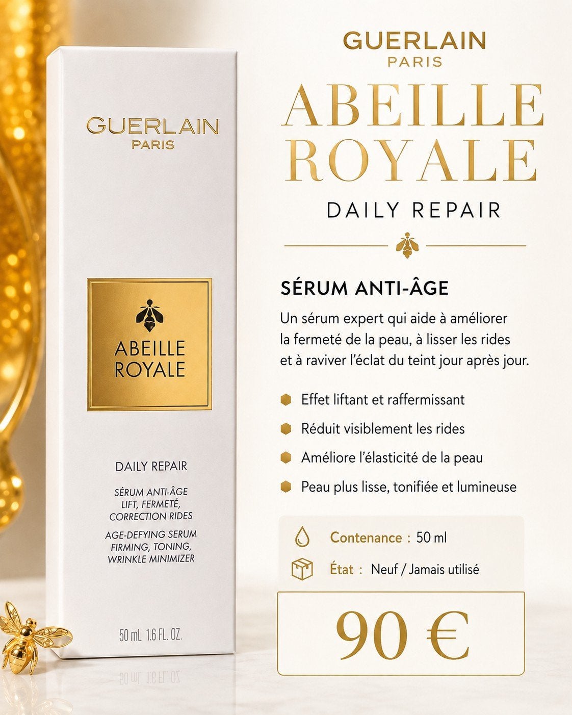 abeille royale de Guerlain, Bijoux, Sacs & Beauté, Beauté | Soins du visage