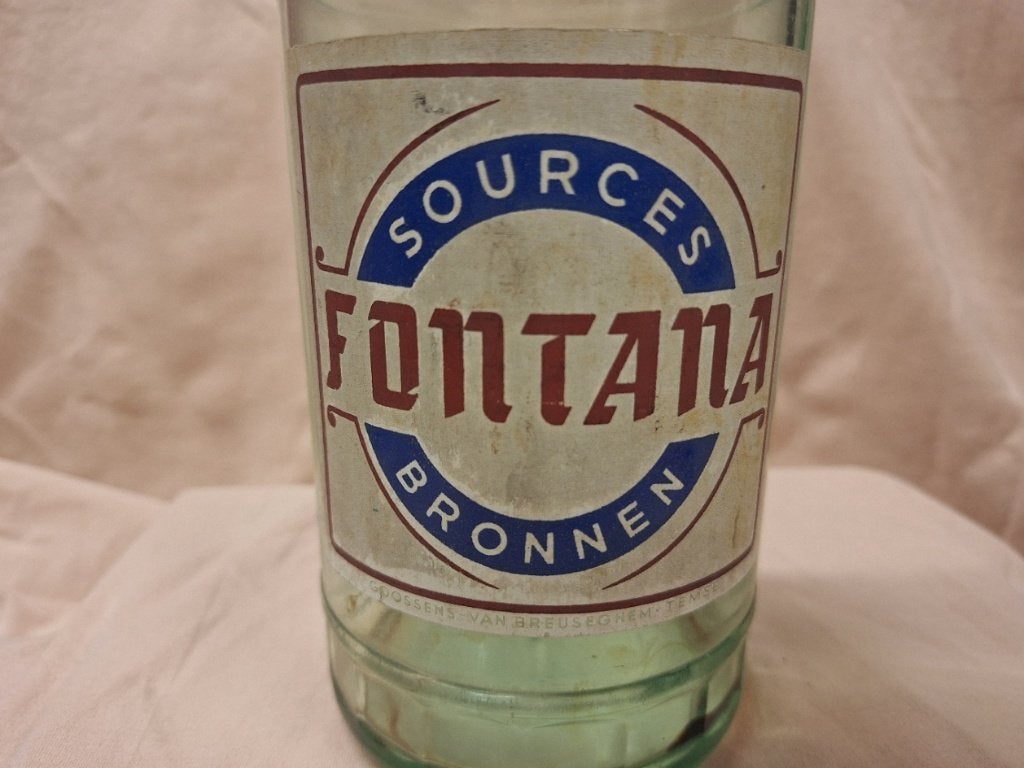 Oude limonade/water- fles Fontana Bronnen, Temse., Enlèvement, Utilisé, Autres types