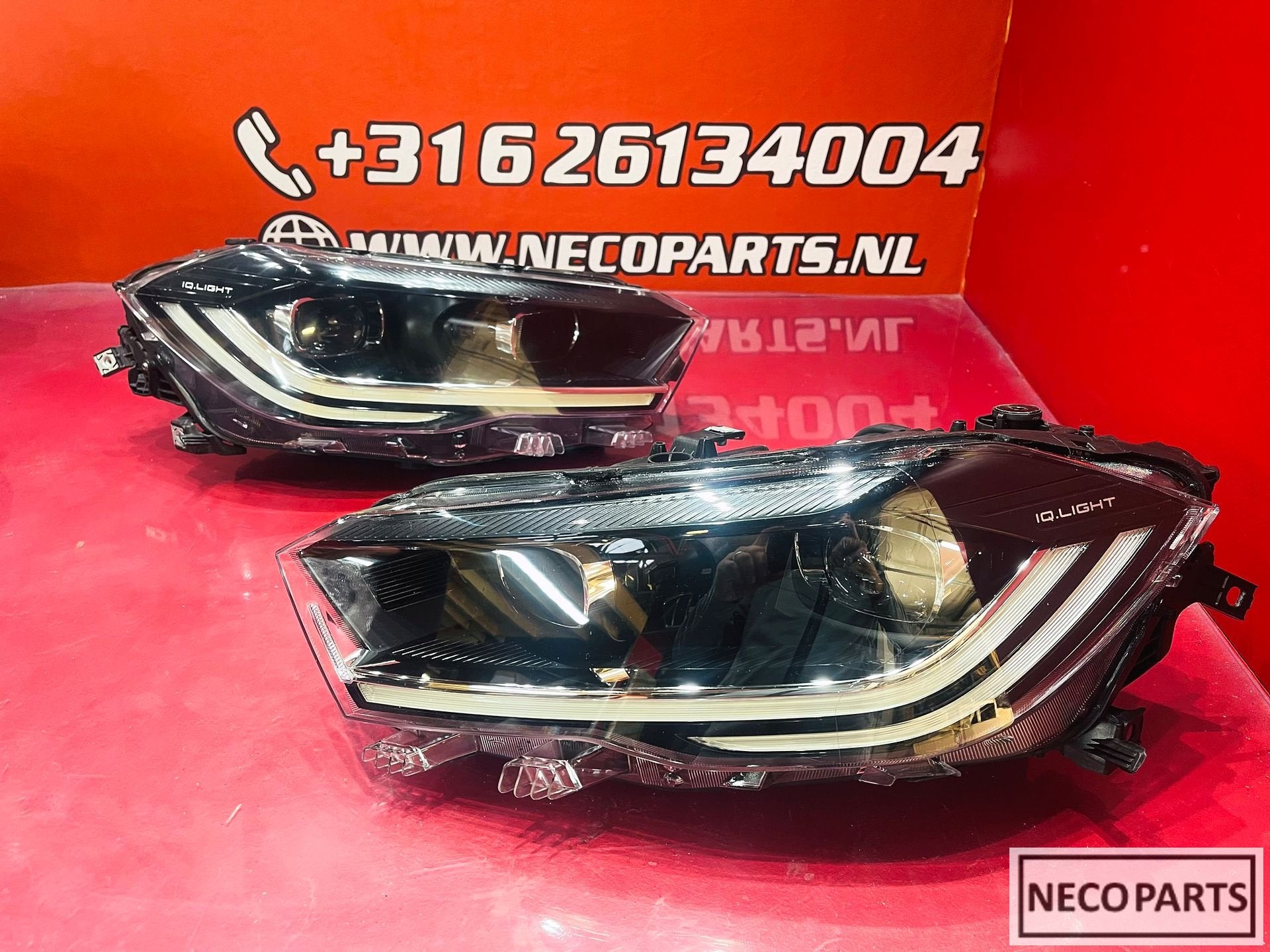 VW POLO 2G 2G1 VOL LED KOPLAMPEN COMPLEET ORIGINEEL, Gebruikt, -, -, Ophalen of Verzenden