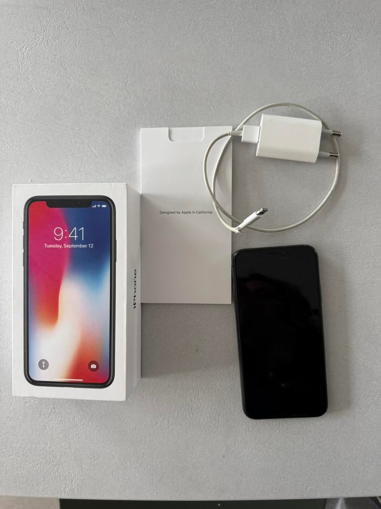 Iphone X - 64 GB - goede staat, Telecommunicatie, Mobiele telefoons | Apple iPhone, Ophalen, Gebruikt, 69 %, IPhone X