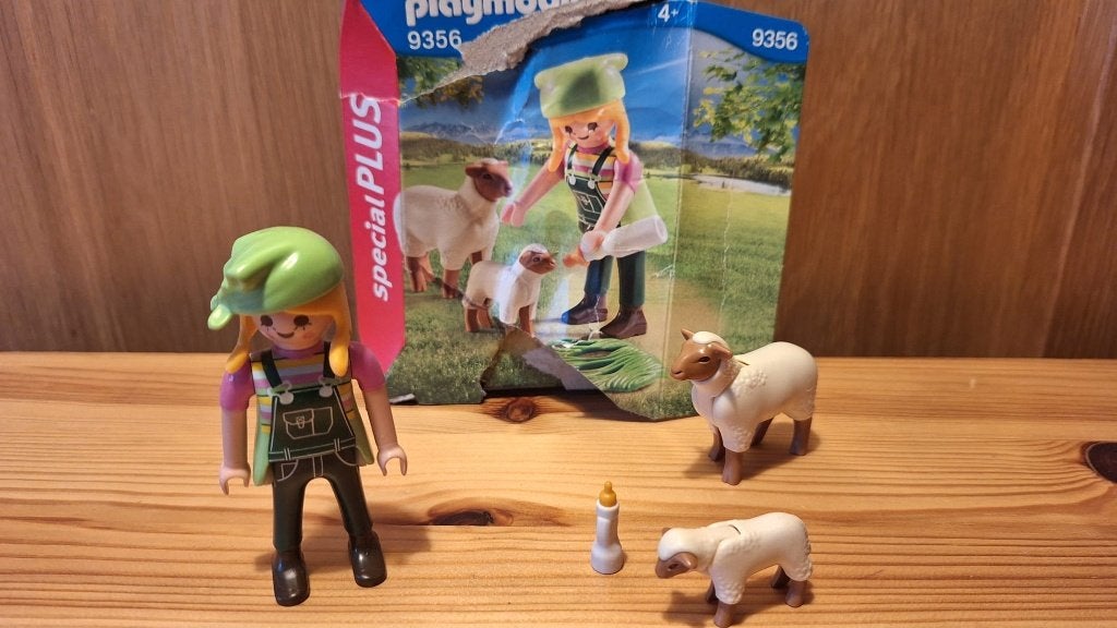 playmobil 9356 boerin met schaapjes, Complete set, Special plus, Ophalen of Verzenden, Zo goed als nieuw