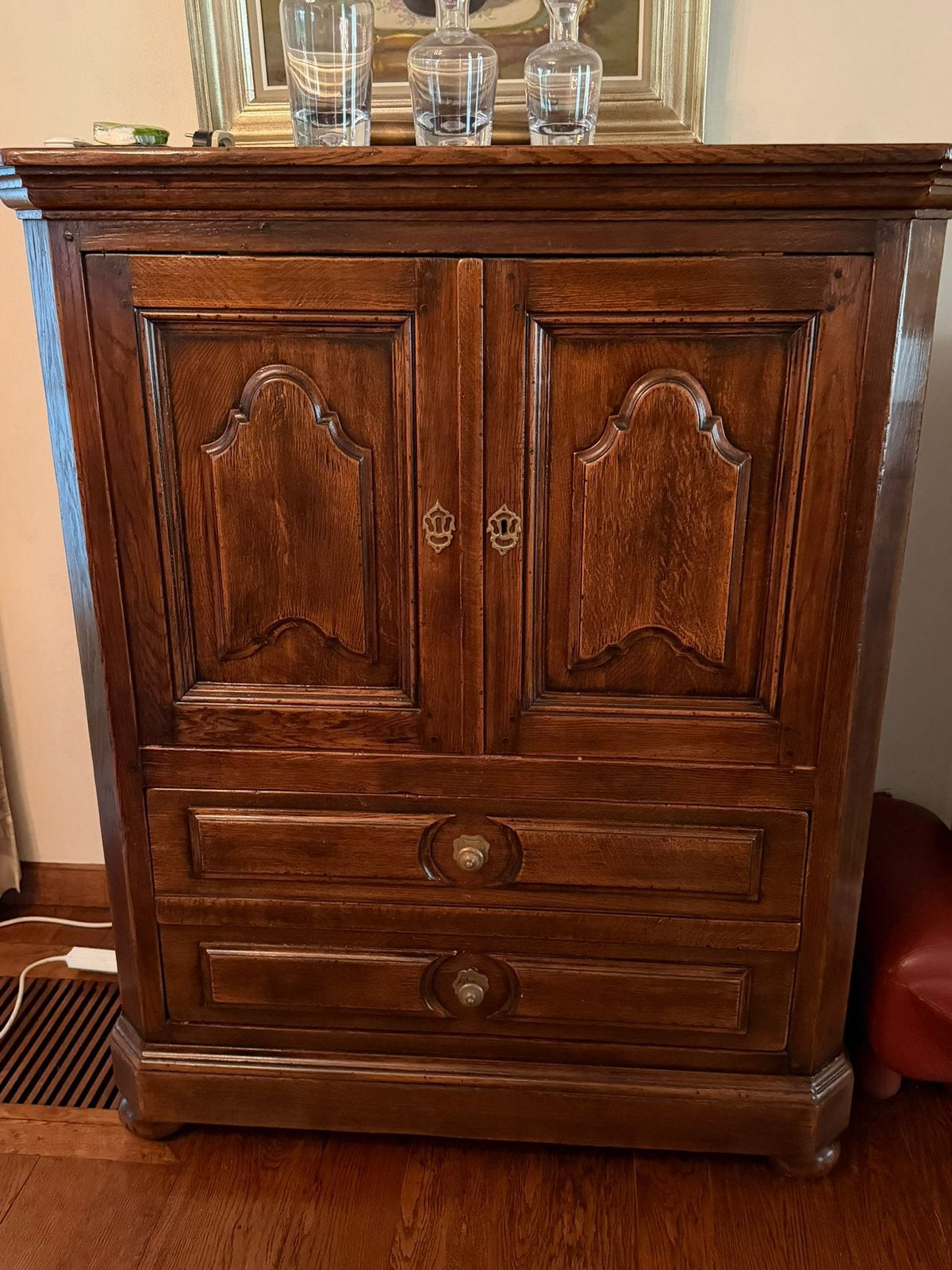 Eiken kast, Antiek en Kunst, Ophalen