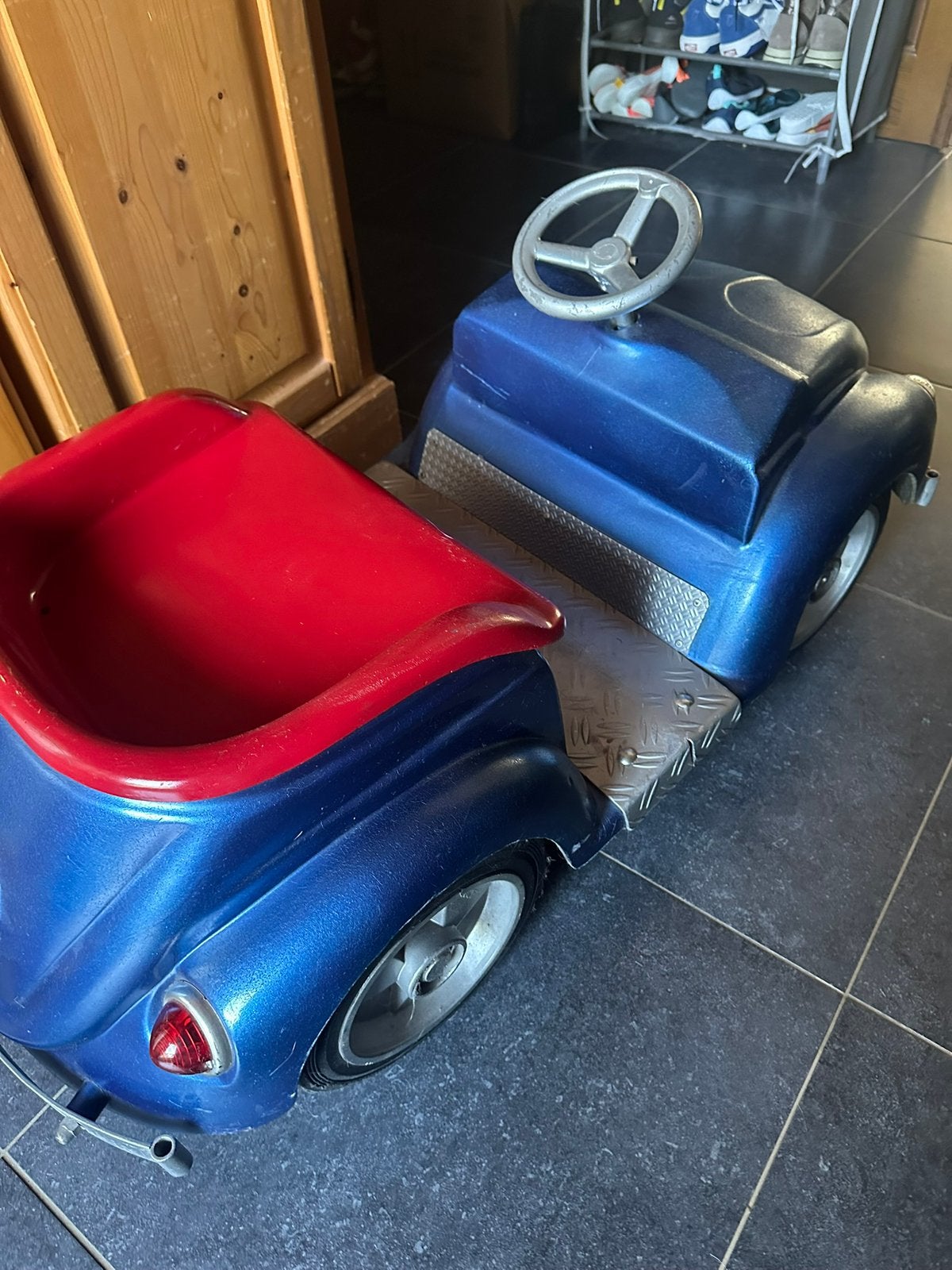 oud kevertje kermis wagen, Ophalen