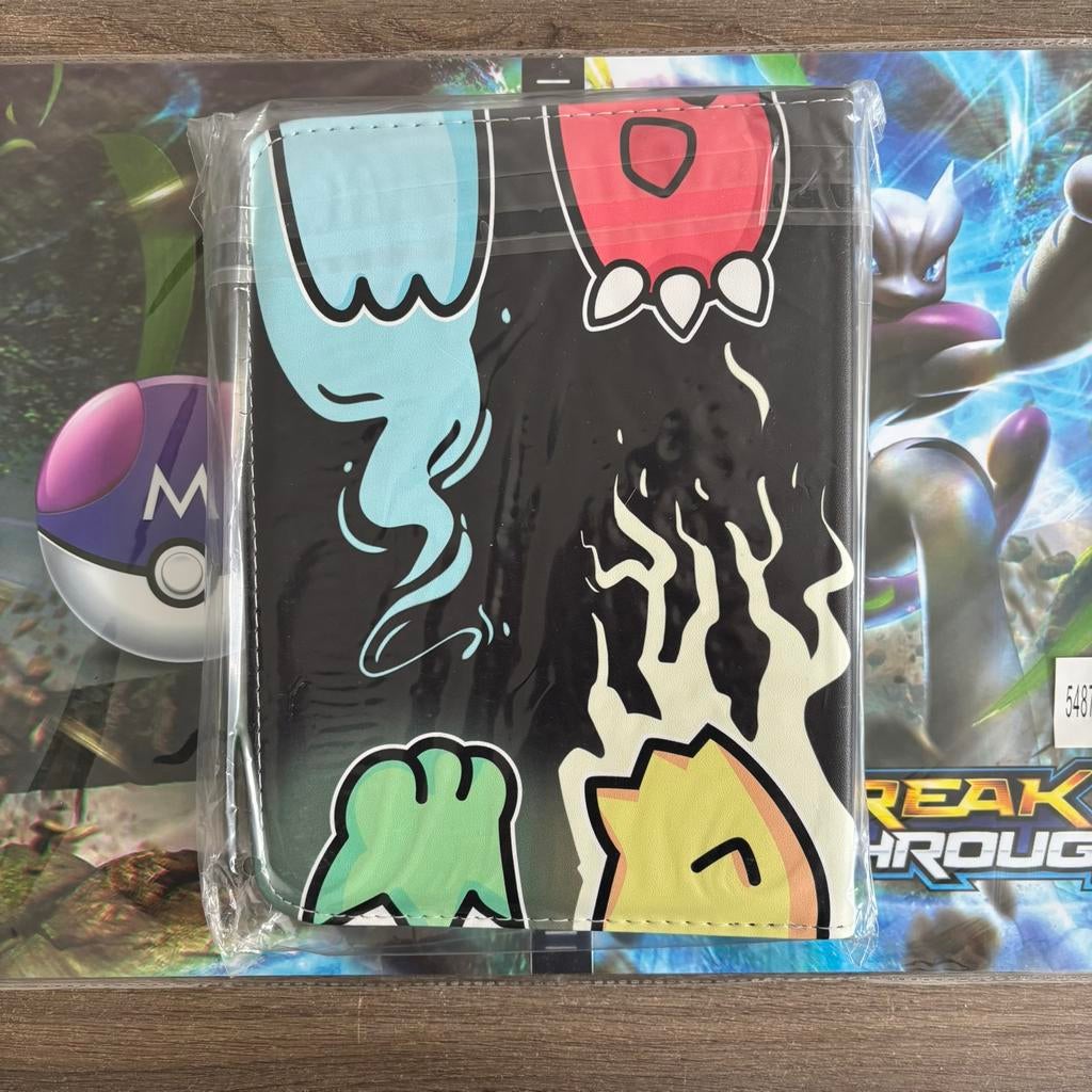 Pokemon verzamelmap - 4 pocket - album map - 400 cards, Ophalen of Verzenden, Nieuw, Overige typen, Foil