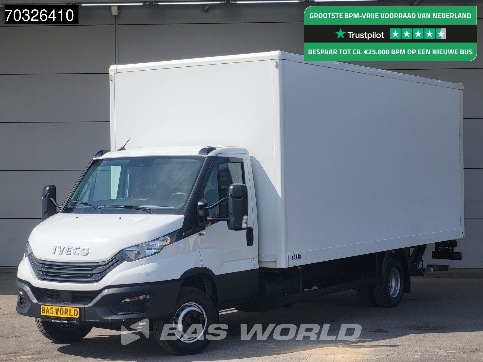 Iveco Daily 72C18 3.0L Automaat Bakwagen 1000KG Laadklep Luc, Auto's, Bestelwagens en Lichte vracht, Automaat, Stof, Gebruikt