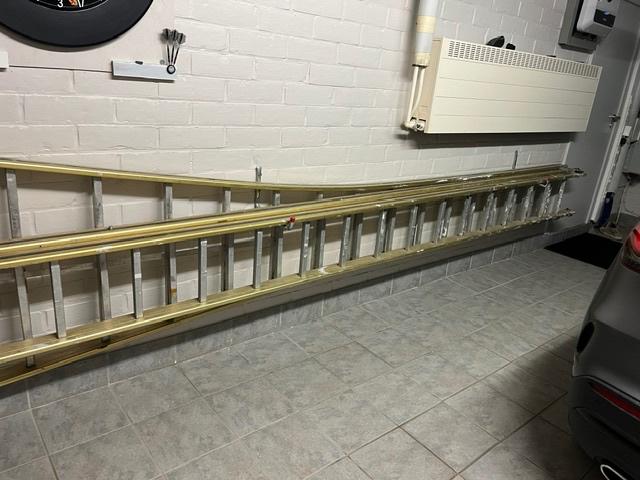 Ladder, Doe-het-zelf en Bouw, Ophalen, Gebruikt, Ladder, Opvouwbaar of Inschuifbaar