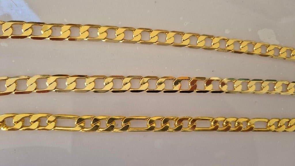 👍 Nieuw gouden kleur armband =18.см lang , Ketting = 48 cm, Handtassen en Accessoires, Ophalen, Nieuw, Goud, Overige materialen