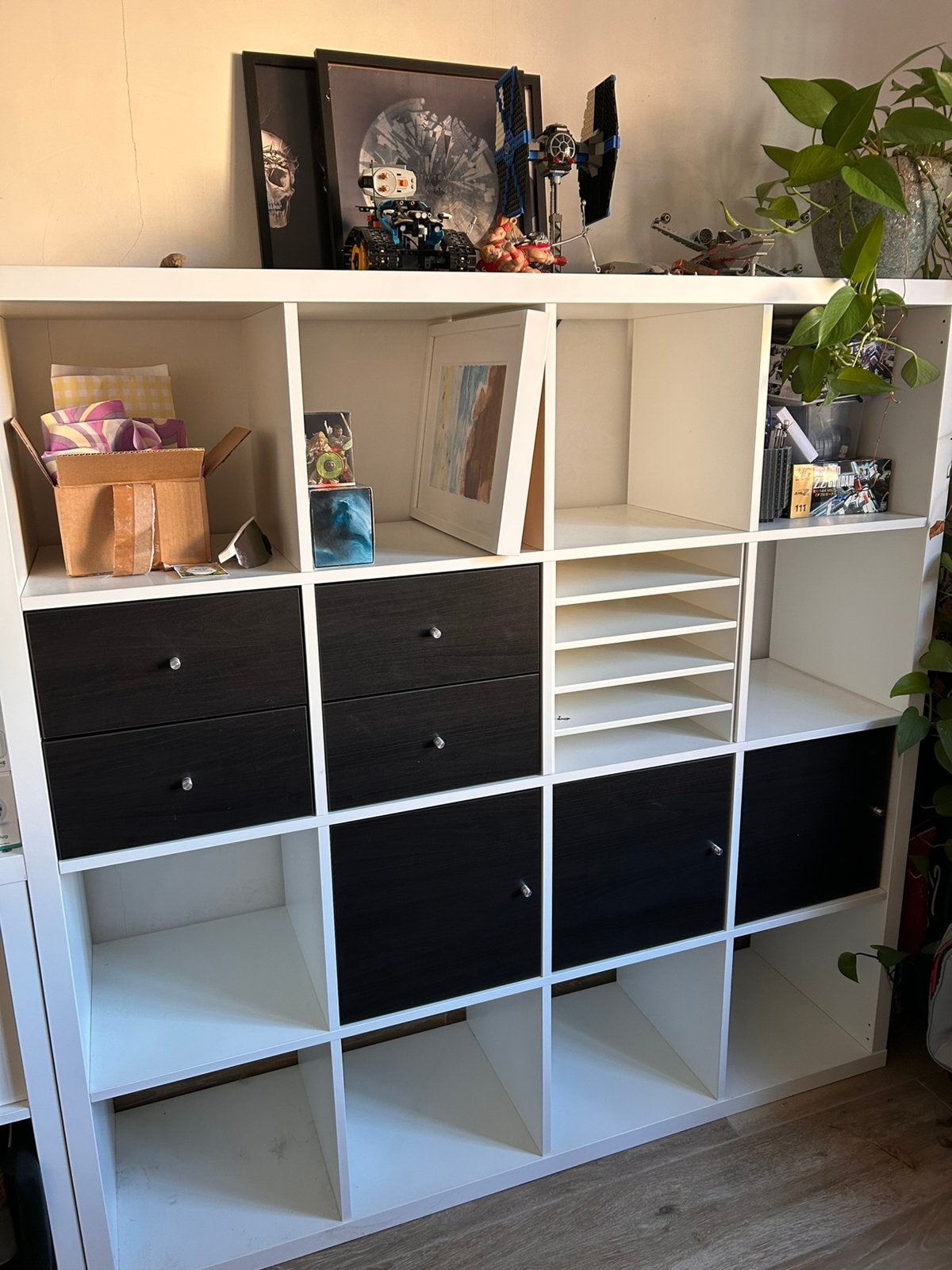Ikea Kallax 4 x 4 vakken wit, Ophalen, Zo goed als nieuw