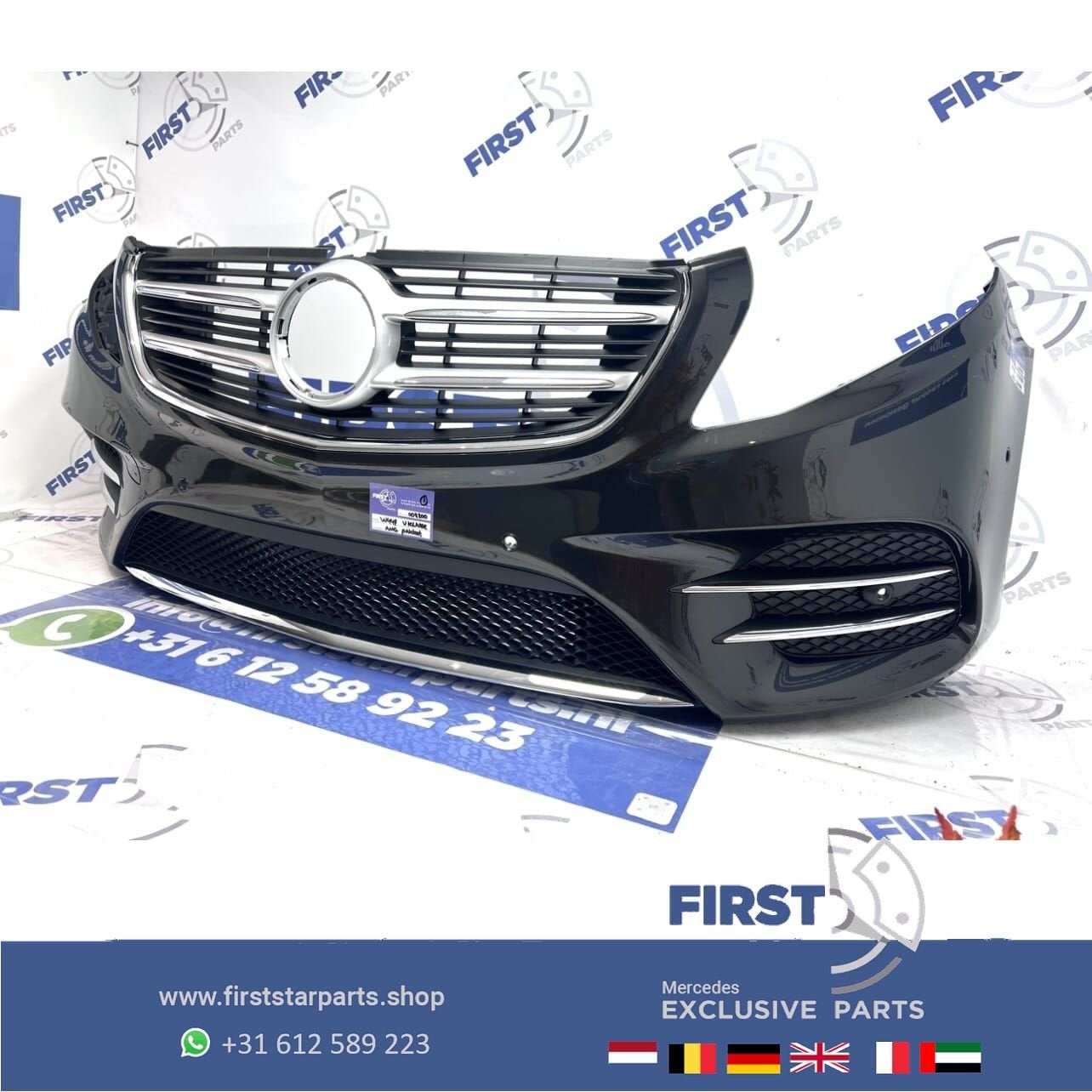 W447 BUMPER VITO / V KLASSE A4478851000 AMG VOORBUMPER COMPL, Auto-onderdelen, Gebruikt, -, Voor, Ophalen of Verzenden