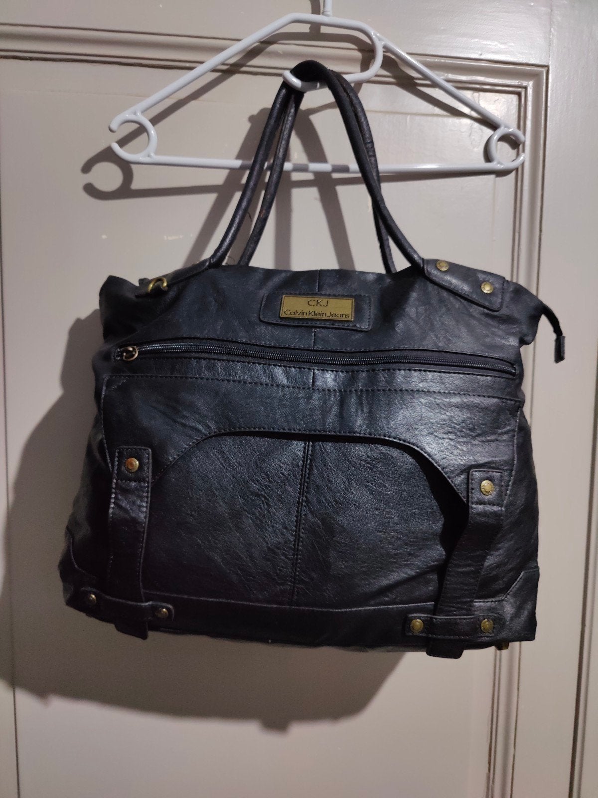 Calvin Klein Jeans zwarte vintage handtas — Y2K-stijl
Descr, Handtassen en Accessoires, Ophalen of Verzenden, Zwart, Handtas