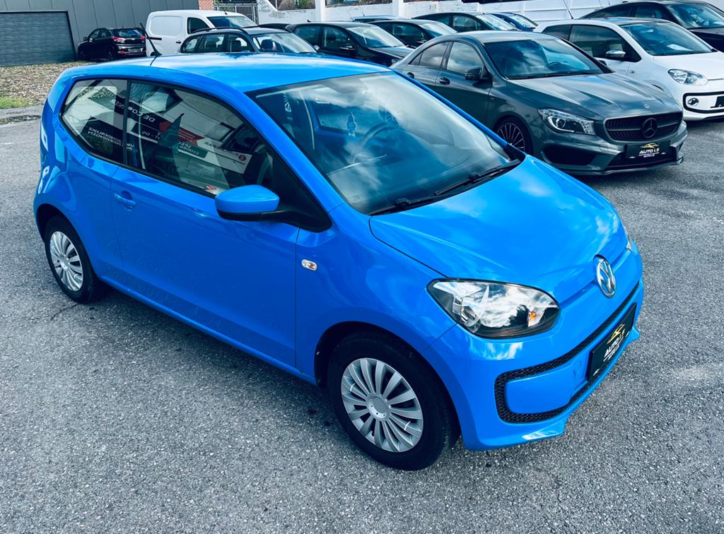 VW UP 2016 1.0 ESSENCE EURO6 1ier PROPRIÉTAIRE, Autos, Volkswagen, Achat, Entreprise, Noir, 44 kW