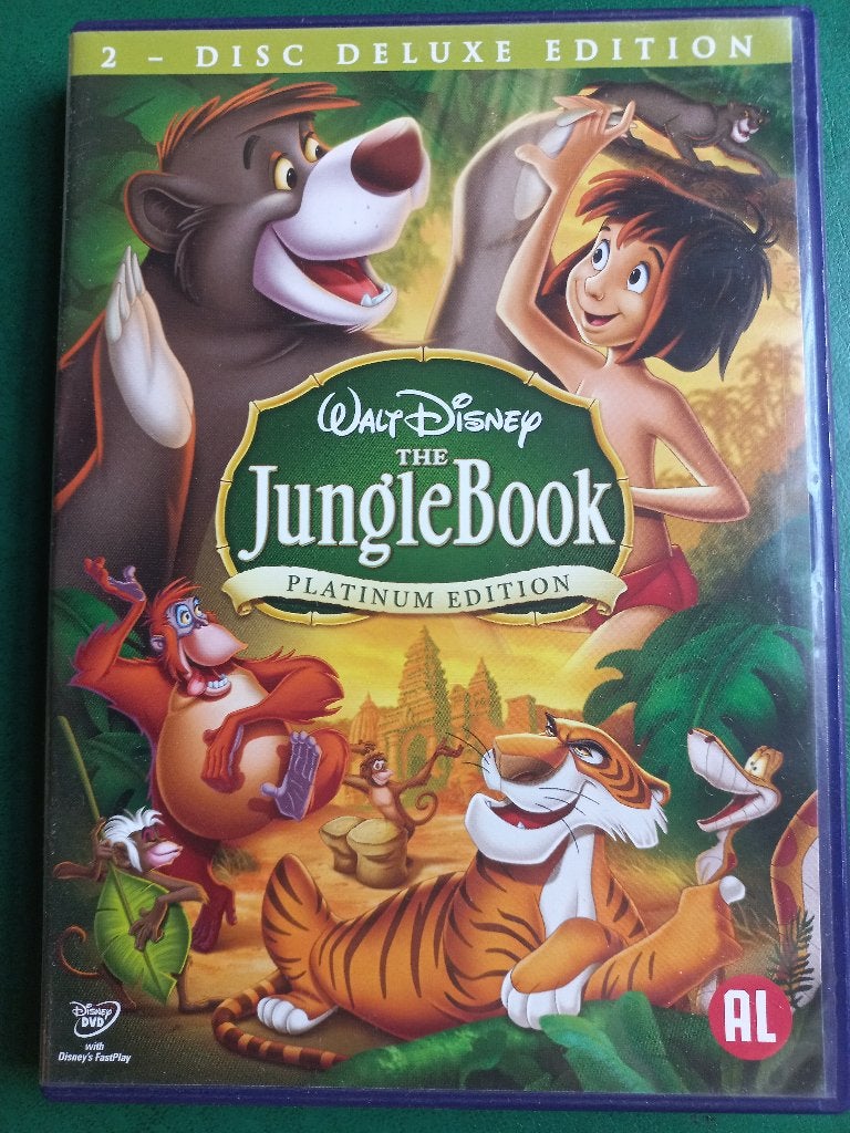 Le livre de la jungle (1967) 2 disques DISNEY, CD & DVD, Enlèvement ou Envoi, Dessin animé, Tous les âges, Néerlandais