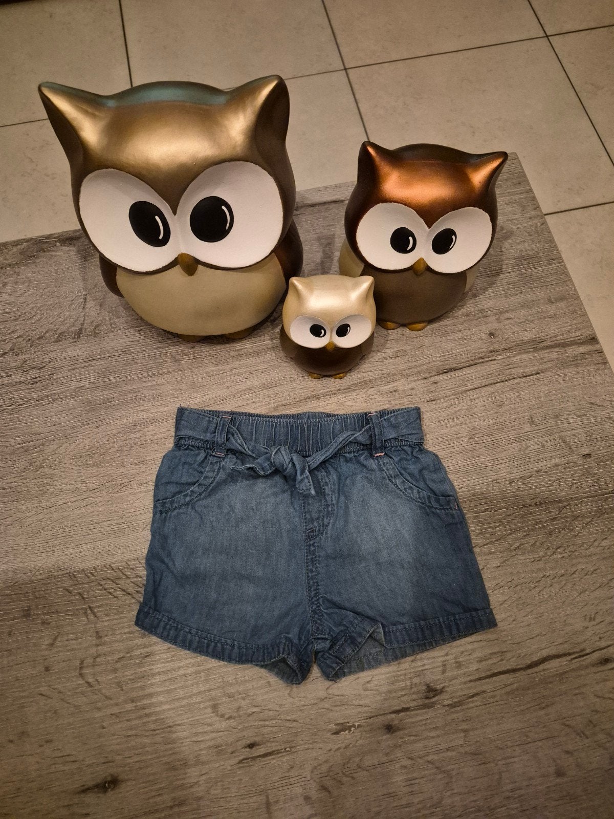 blauwe short Hema maat 62, Kinderen en Baby's, Ophalen of Verzenden