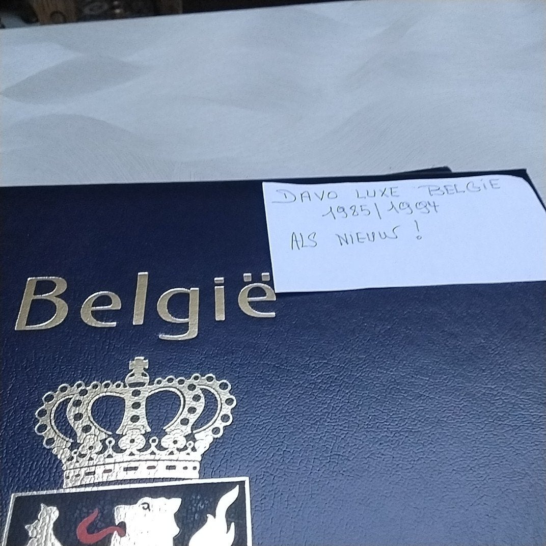 BELGIE ledig DAVO LUXE album 1985/1994 als nieuw, Ophalen of Verzenden