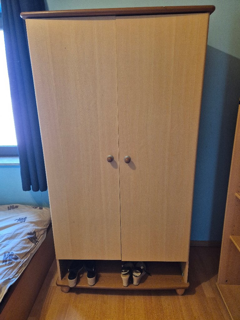 Chambre enfant : armoire penderie + commode, Enlèvement, Utilisé, Armoire