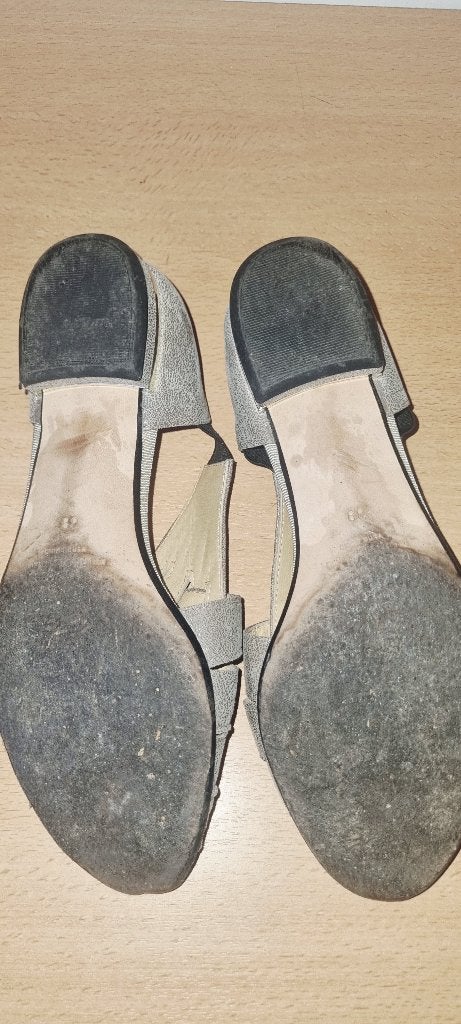 Sandale femme, Gris, Enlèvement, Porté, Chaussures basses