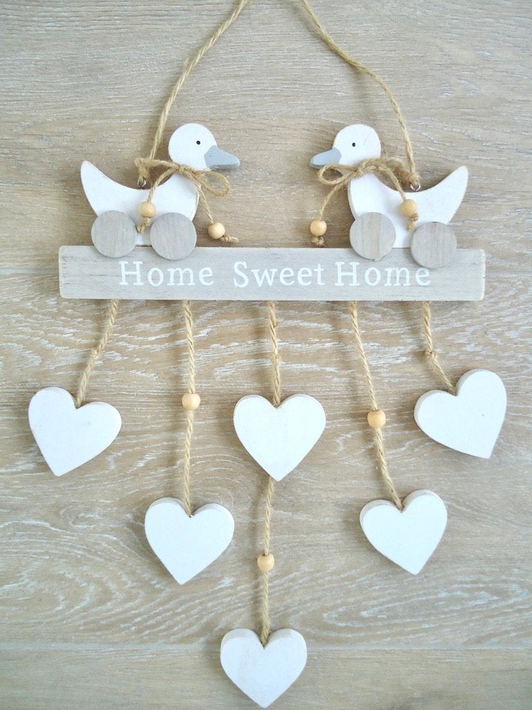 Wanddecoratie Home Sweet Hom, Huis en Inrichting, Woonaccessoires | Wanddecoraties, Ophalen of Verzenden, Nieuw