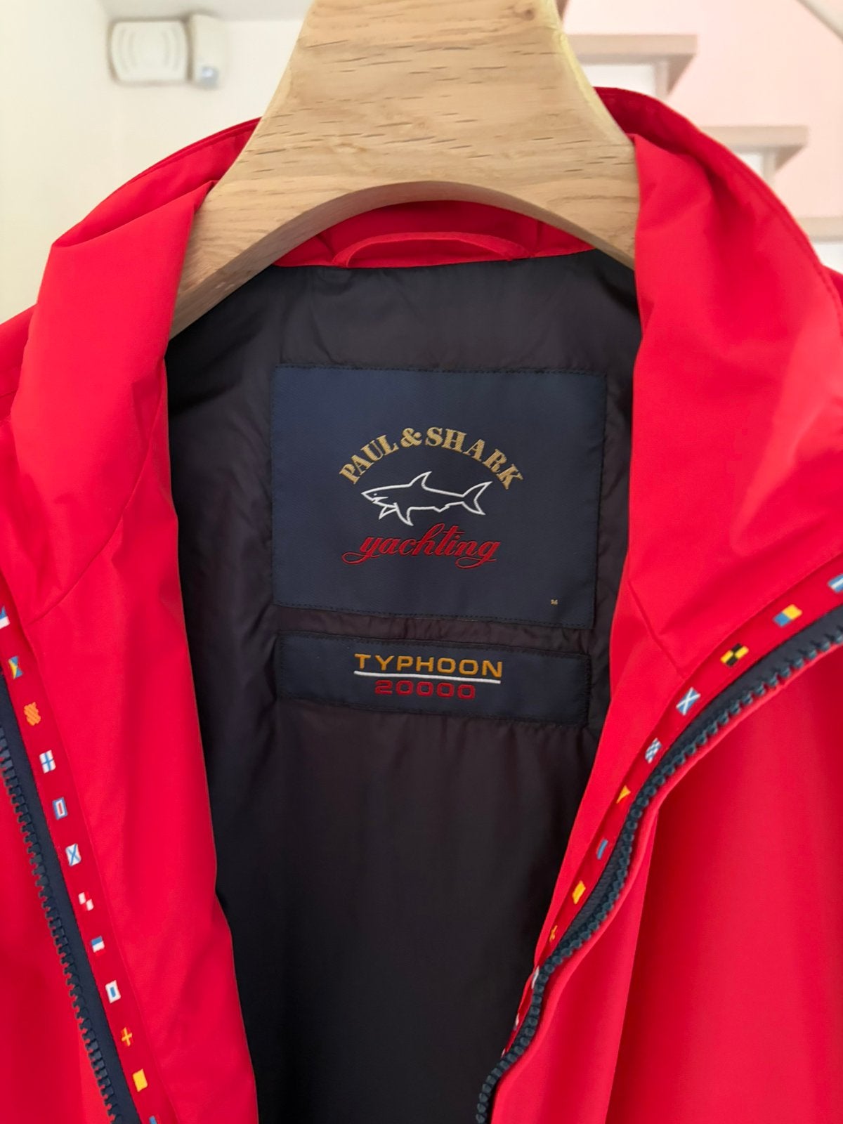 Paul & Shark Jacket Typhoon 20000, Kleding | Heren, Jassen | Zomer, Ophalen of Verzenden, Nieuw, Maat 48/50 (M), Rood
