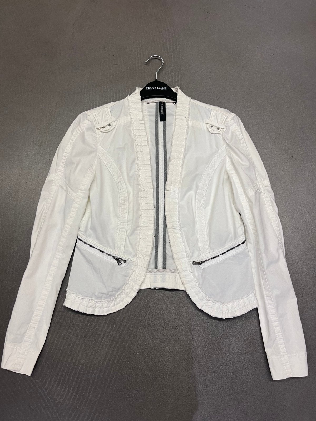 Marccain jasjes wit stretch maat 2/36 -, Kleding | Dames, Ophalen of Verzenden, Zo goed als nieuw, Jasje