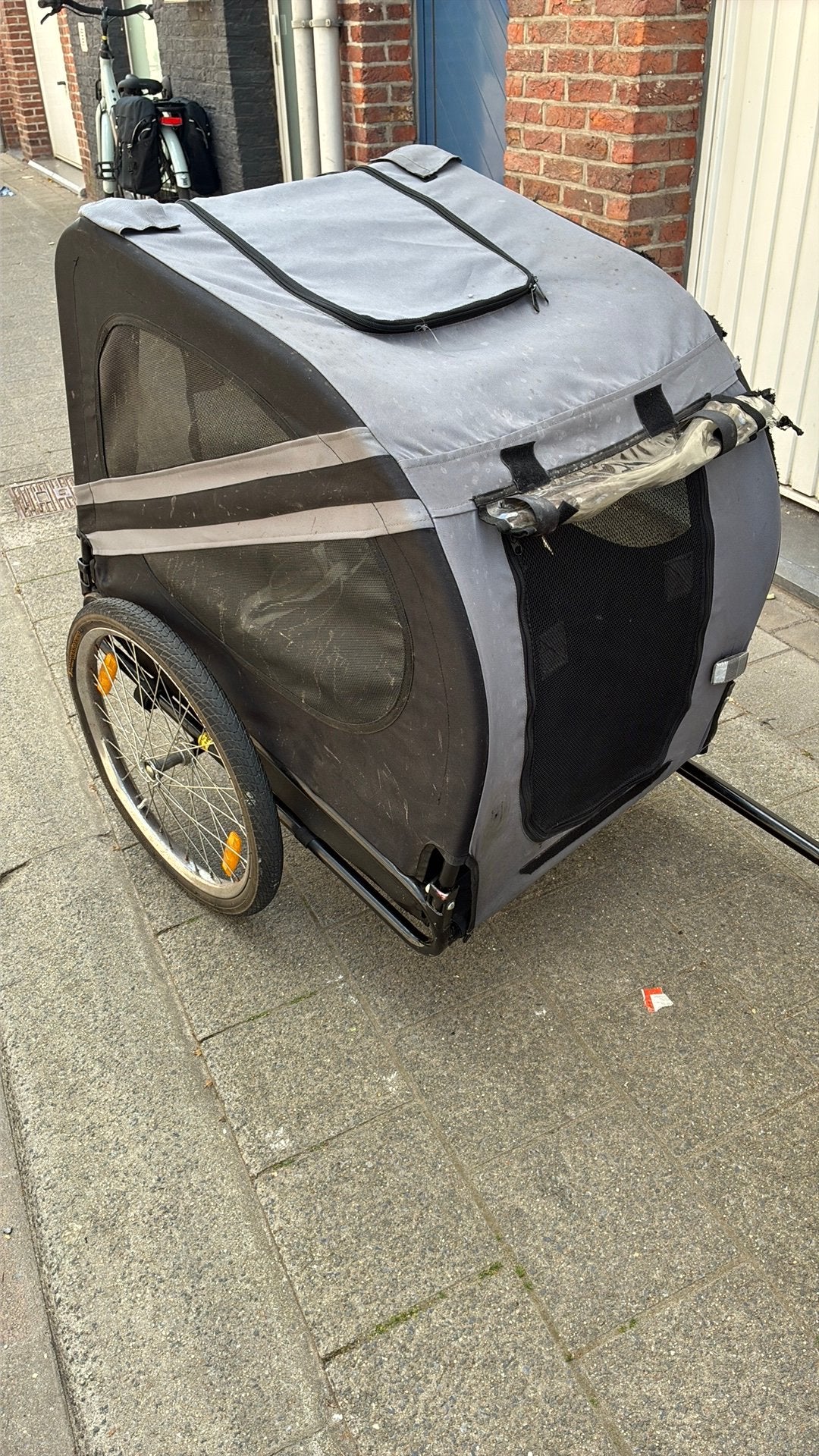 Fiets kar, Ophalen, Opvouwbaar, 20 tot 40 kg, Zo goed als nieuw