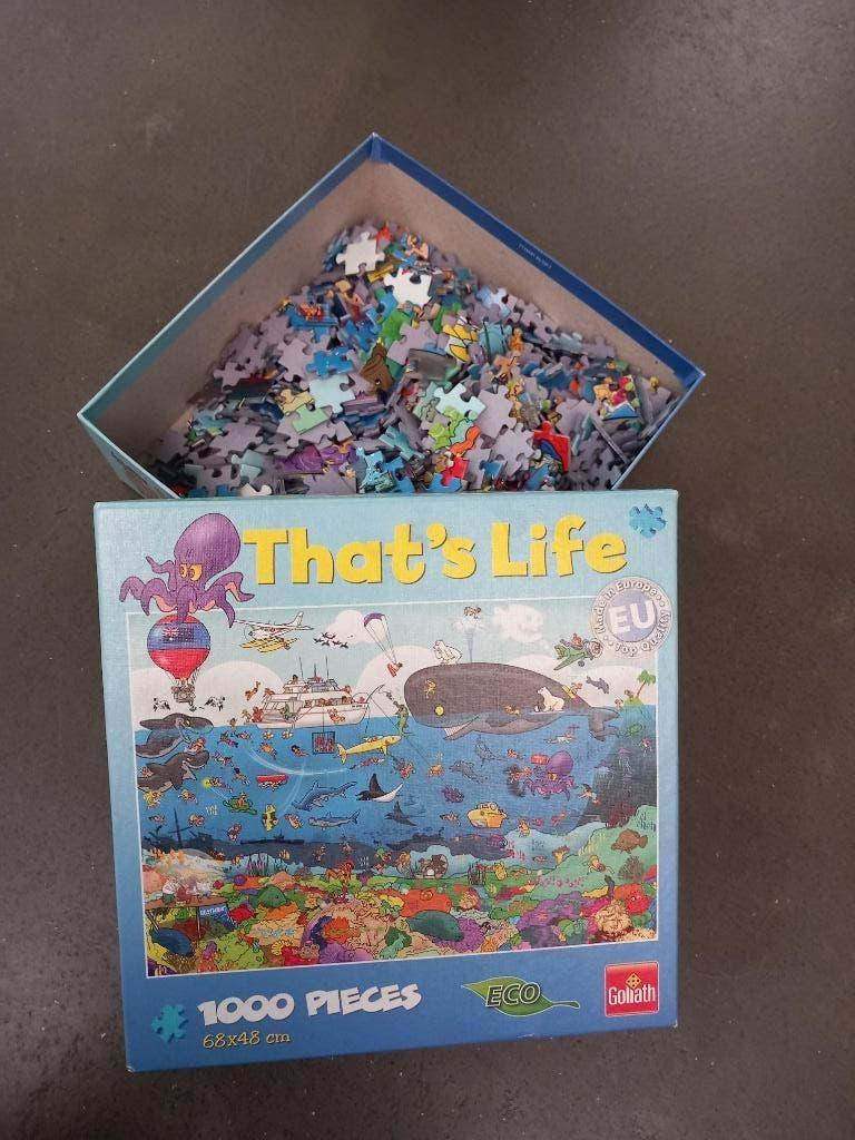 Puzzle sous-marin That's Life, Enlèvement ou Envoi, 500 à 1500 pièces, Utilisé, Puzzle