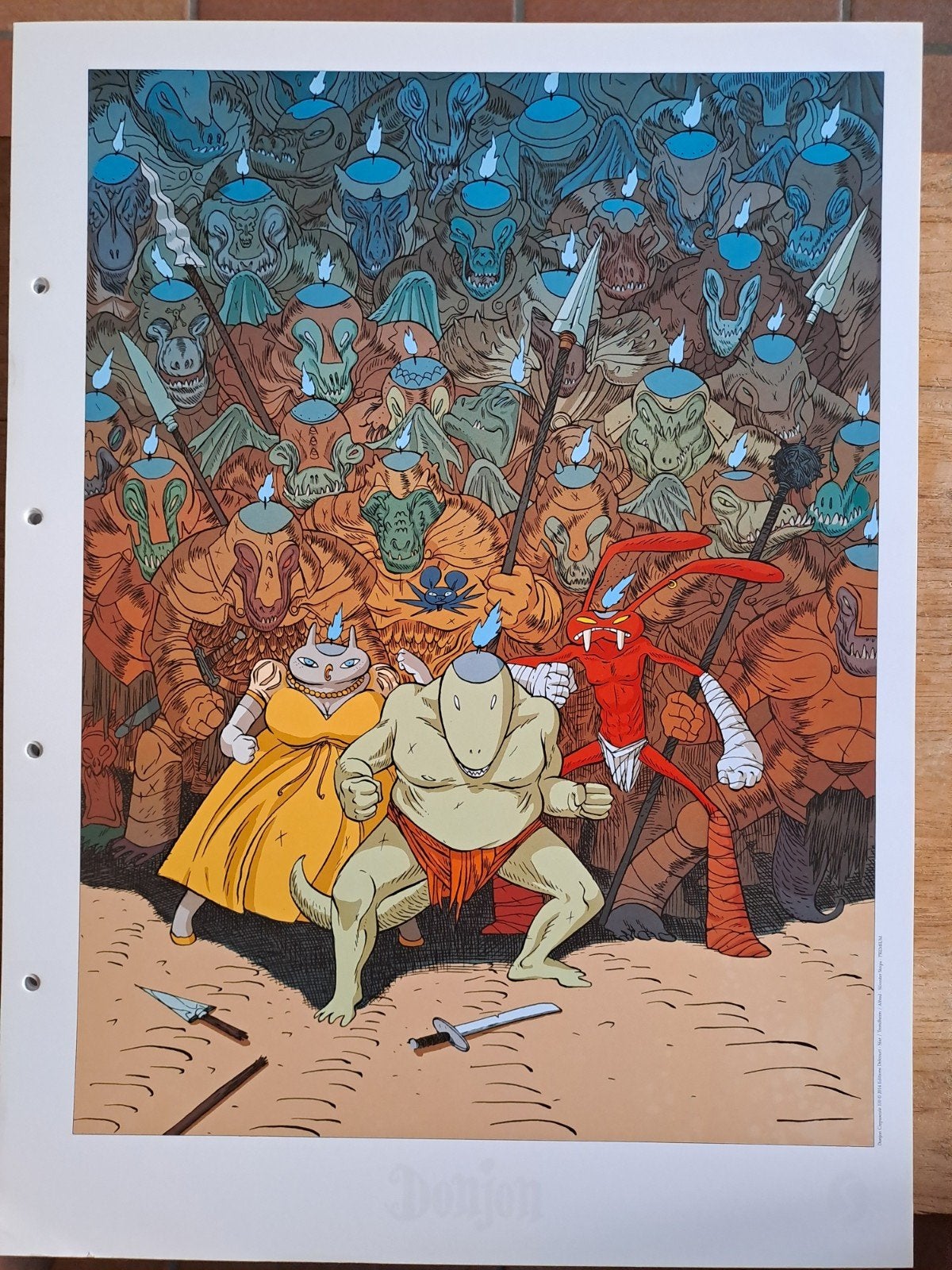 Donjon Silvester kunstdruk A3, Ophalen of Verzenden