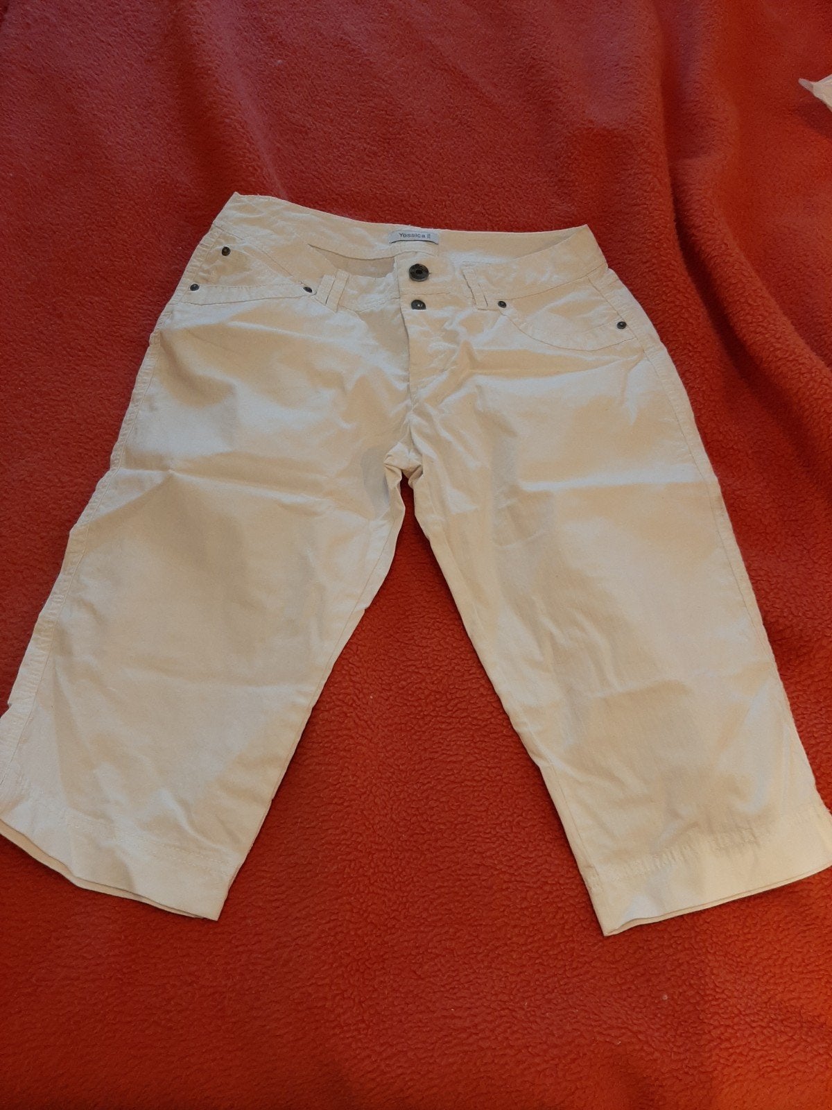 Pantacourt blanc T42 femme, Enlèvement ou Envoi, Blanc